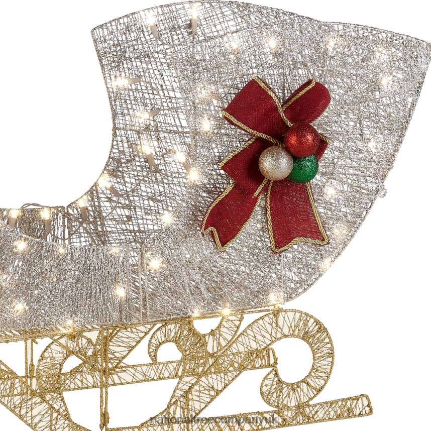 decoration | National Tree Company 38in Santas Sleigh with LED Lights F2L4F607